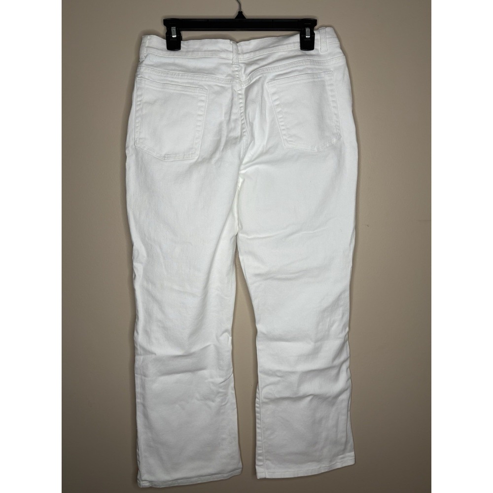 Women's NYDJ White Bootcut Pants Summer Sz 10 - Picture 2 of 4